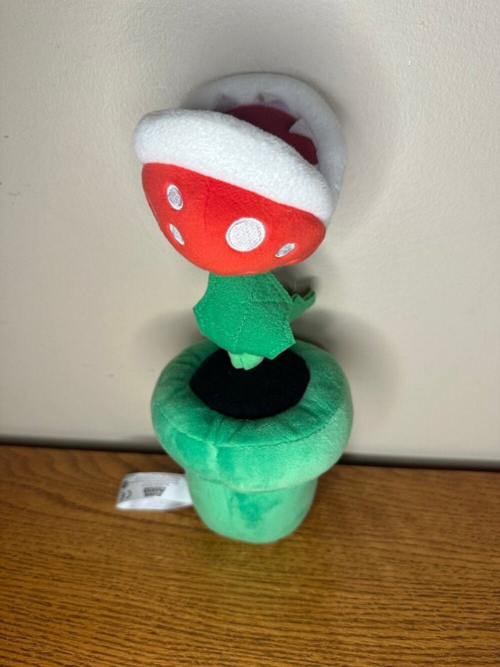 Little Buddy Super Mario Star Collection Piranha Plant 9" Plush Authentic